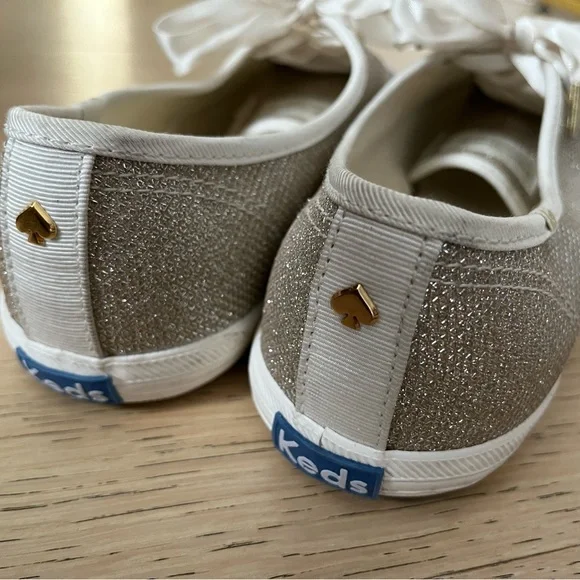 Kate Spade ♠️ Keds sneakers Rose gold size 8.5 US - Picture 3 of 17
